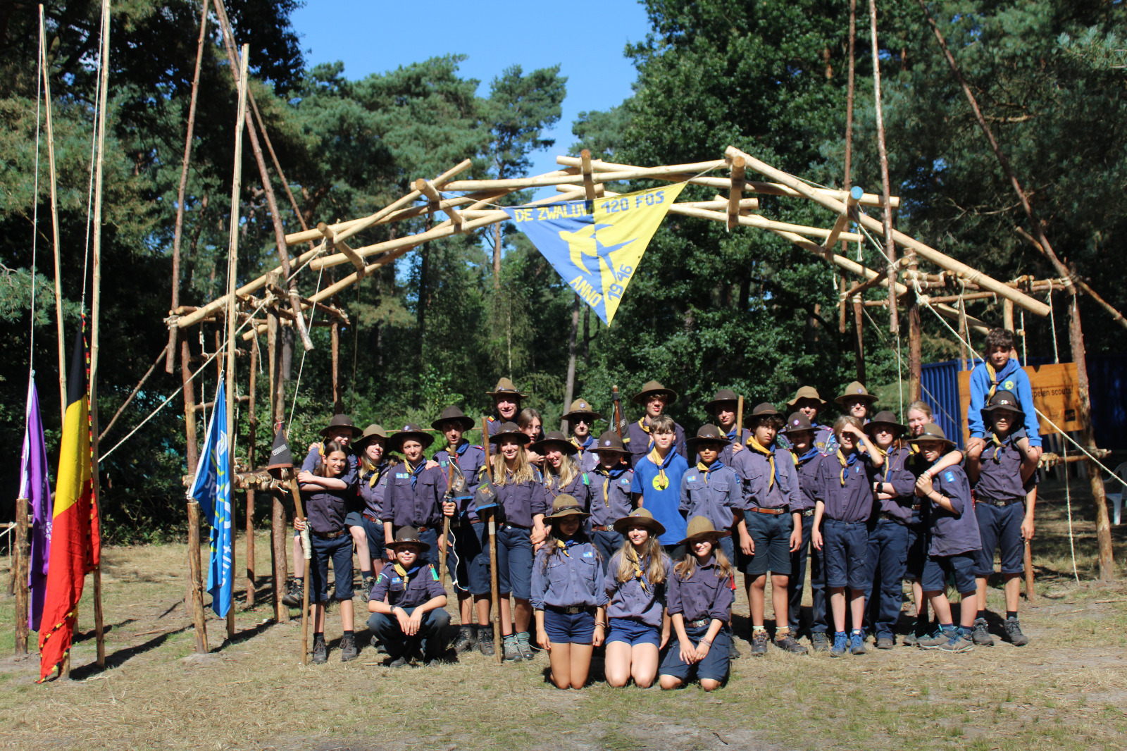 scouts de zwaluw jongverkenners jonggidsen