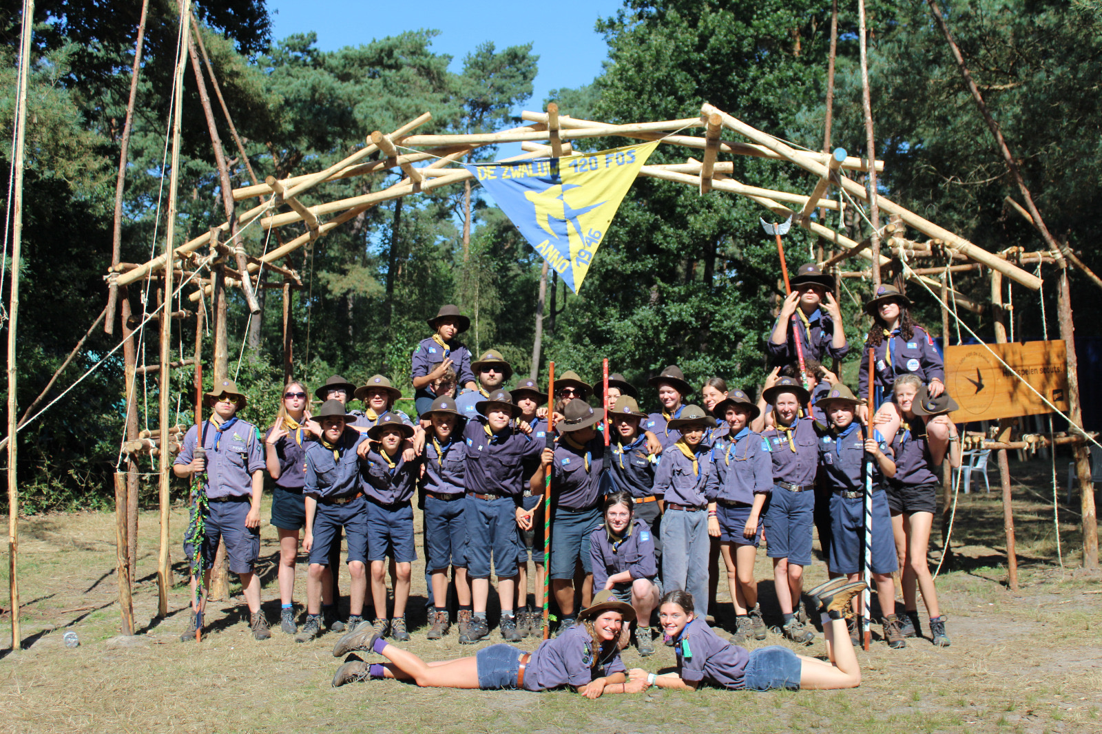 scouts de zwaluw verkenners gidsen