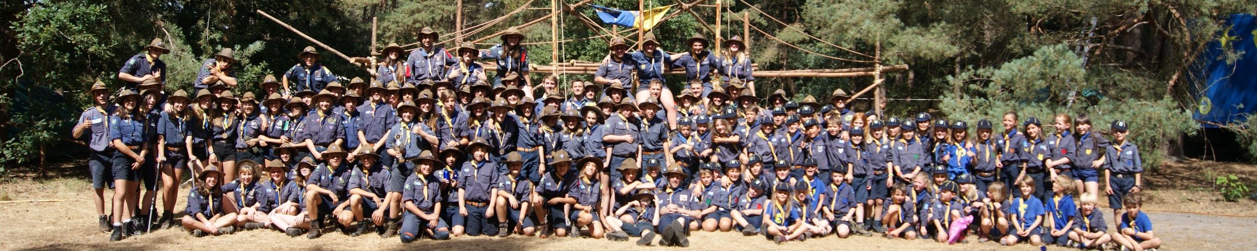 scouts de zwaluw eenheidsfoto