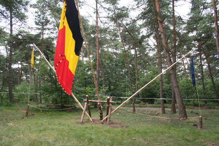 Vlaggenmast Welpen 2007